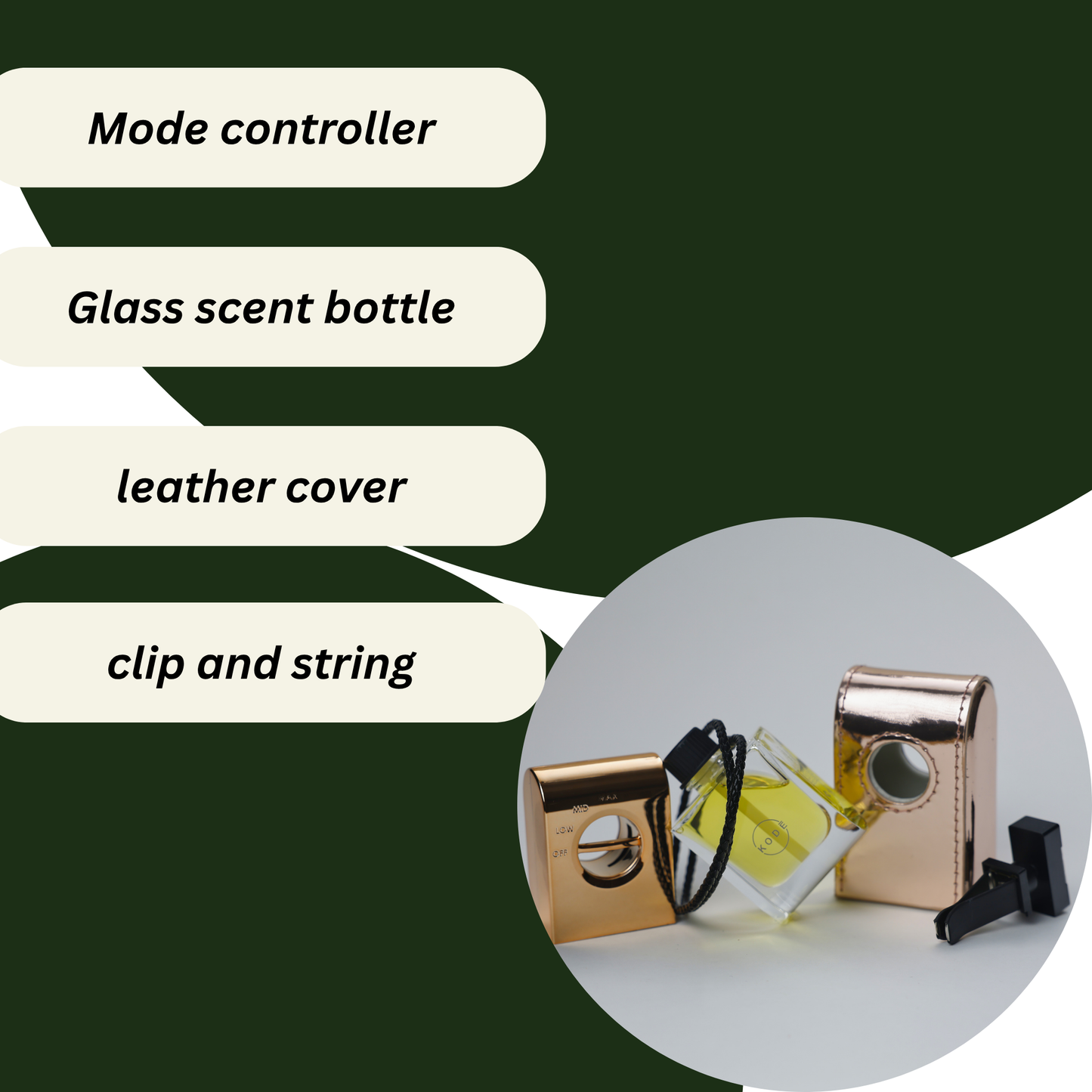 Kode - Car Diffuser - Vehicle Air Refreshener - KODE PARFUM